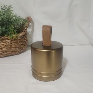HEARTH&HAND with MAGNOLIA BRASS AND LEATHER Door Stop
